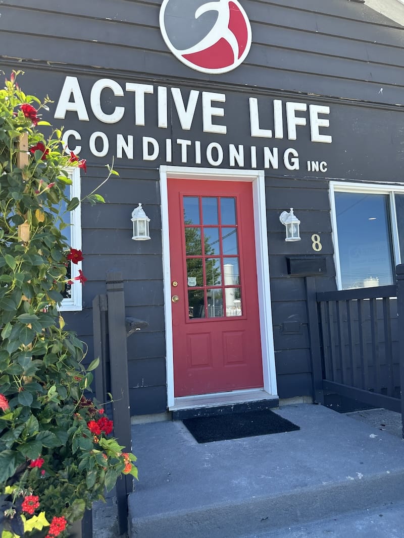 Main entrance to Active Life Conditioning fitness facility