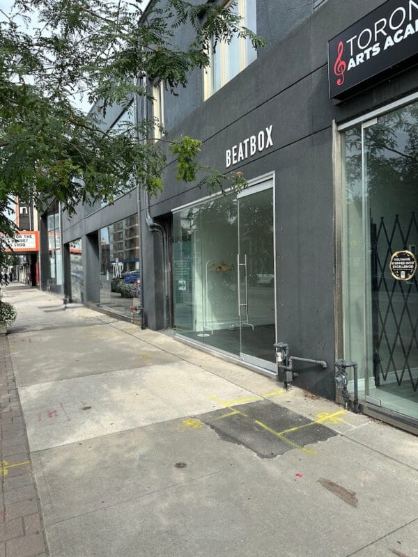 beatbox boxing midtown street front entrance
