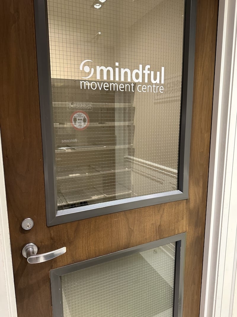 mindful pilates yorkville front door